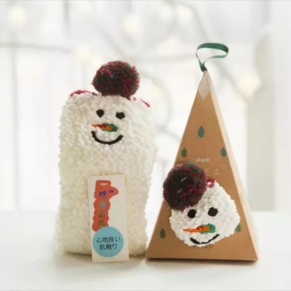 Snowman Ornament Socks Box Final Sale